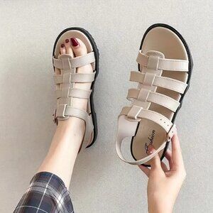 Women Fisherman Sandal PVC Material - Ideal for Beach Parties